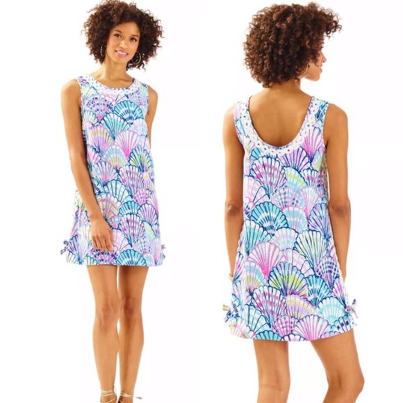 Lilly Pulitzer Dresses & Skirts - Lilly Pulitzer Stella Shell Print Shift Dress